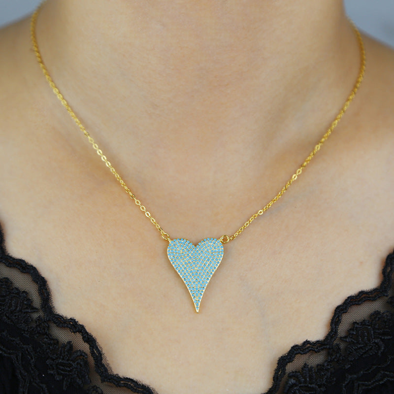 Women's Fashion Personality Heart Temperamental Necklace
