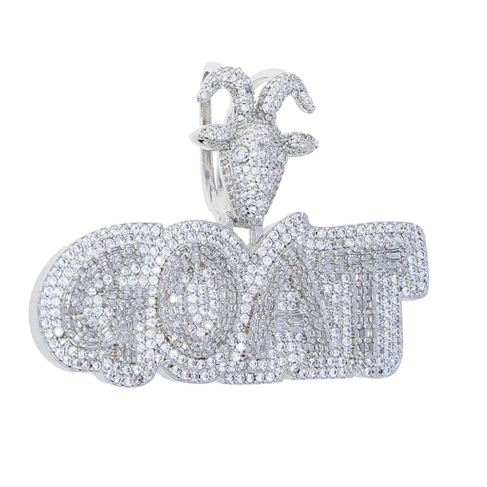 Fashion Personality Goat Letter Zircon Necklace