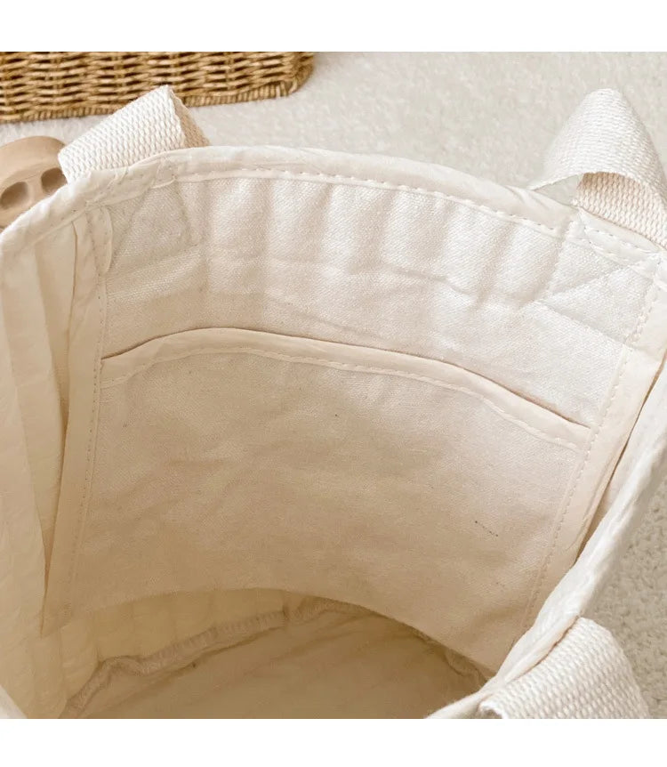 Baby Diaper Nappy Bag Quilted Stroller Bag for Mommy Portable Pram Handbags Mom Baby Item Organizer