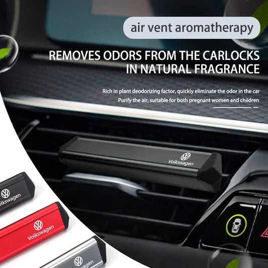 For Volkswagen VW Car Aroma Diffuser Air Fresheners Vent Perfume Fragrance Passat Golf 4 5 6 Tiguan Polo Scirocco Jetta CC