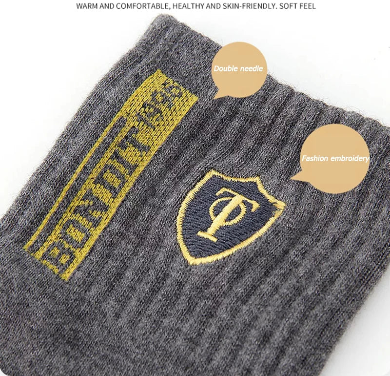5 Pairs Apring And Fall Mens Sports Socks Summer Leisure Sweat Absorbent Comfortable Thin Breathable Basketball Meias EU 38-47
