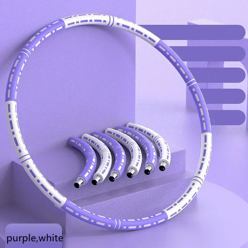 Fitness Yoga Loop Weight Loss Circle Weighted Hoop Waist Exercise Slimming Sport Hoop Massage Bodybuilding Gym Shape Thin Waist