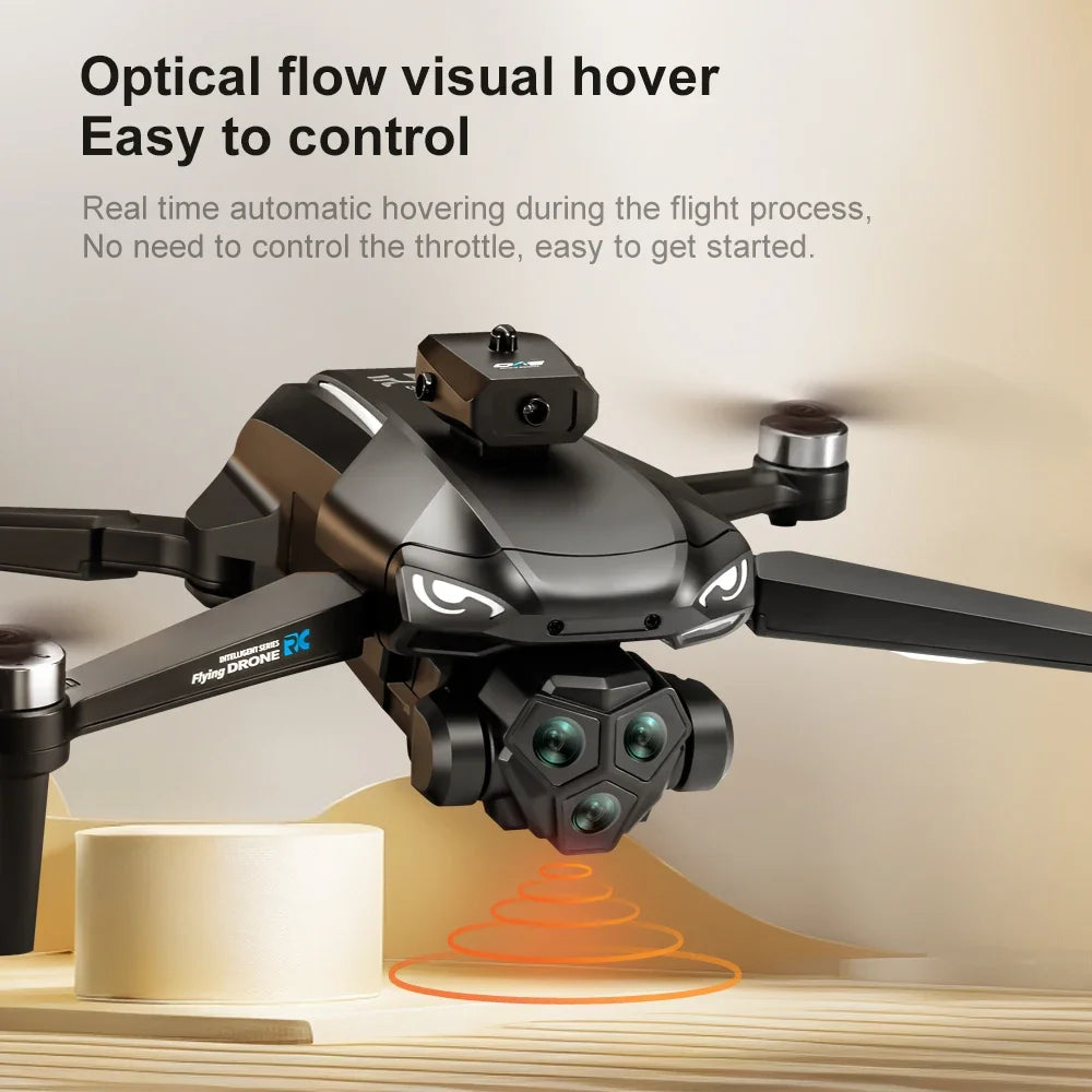 2025 New M33 RC Drone 4K Professinal With Wide Angle Triple HD Camera Foldable RC Helicopter WIFI FPV Height Hold Apron Sell