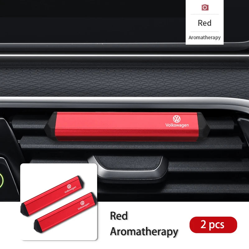 For Volkswagen VW Car Aroma Diffuser Air Fresheners Vent Perfume Fragrance Passat Golf 4 5 6 Tiguan Polo Scirocco Jetta CC