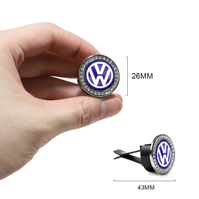 1Pcs Air Outlet Aromatherapy Clip Car Solid Perfume Freshener For Volkswagen Tiguan GTI Polo T5 Golf Scirocco R-Line R Magotan
