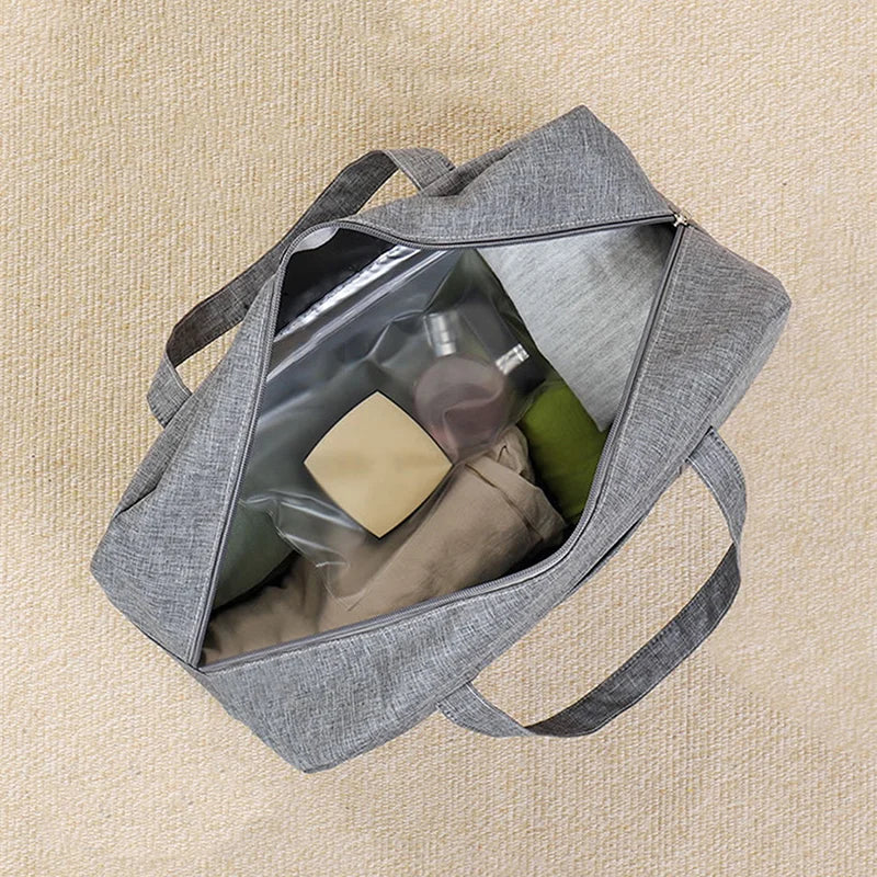 Fashion Folding Travel Bag Women Travel Weekend Overnight Bags Large Capacity Hand Luggage Tote Duffel Accessor Supplies