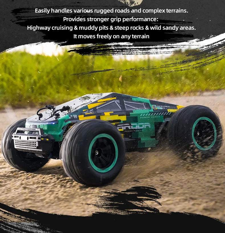 Dazzling Rc Cars Full-Scale Drift Racing Cross-Country High-Speed Remote Control Car Boy Electric Remote Control Toy Car Gift