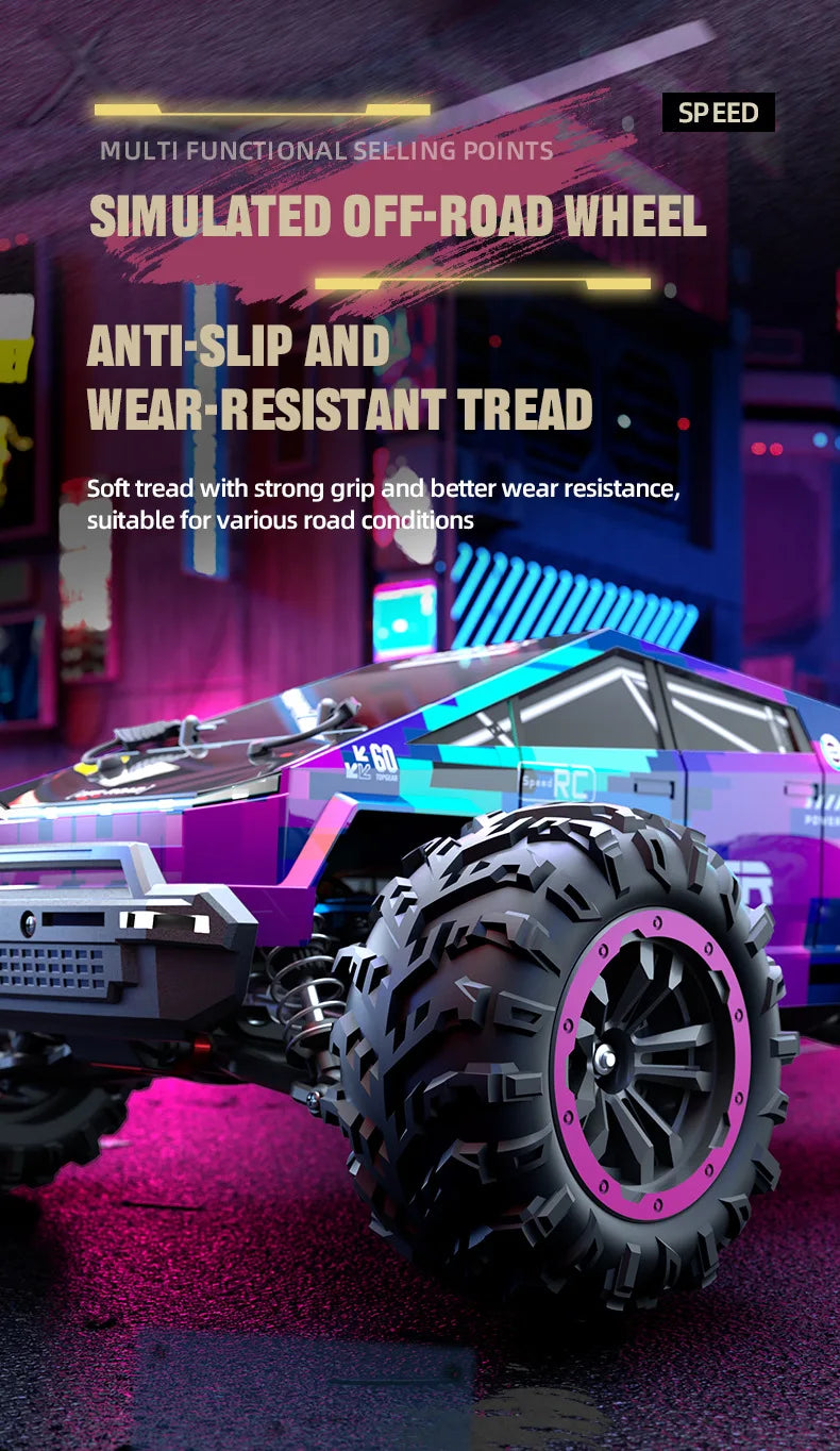 Dazzling Rc Cars Full-Scale Drift Racing Cross-Country High-Speed Remote Control Car Boy Electric Remote Control Toy Car Gift