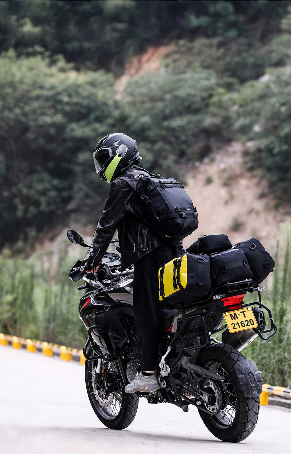Motorbike Motorcycle Luggage Pack Multi-Function Waterproof Motocross Rear Seat Bag 10L 20L 30L Outdoor Riding Backpack
