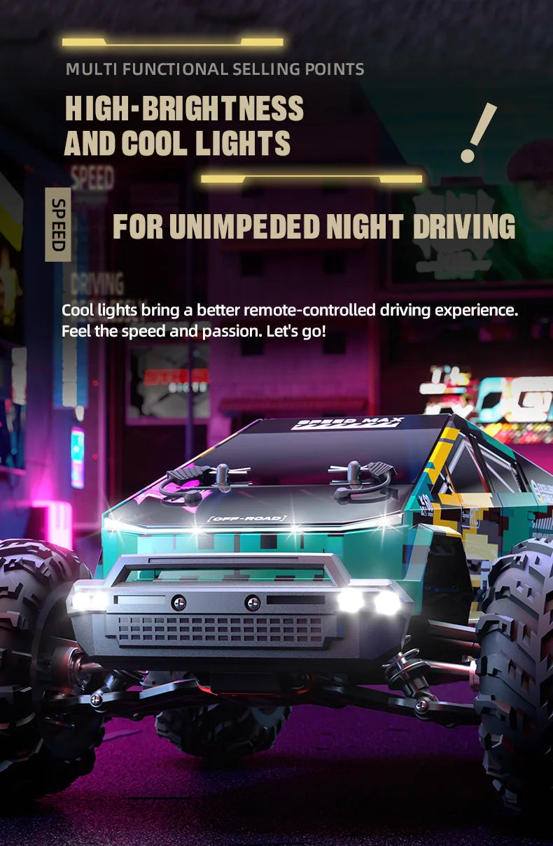 Dazzling Rc Cars Full-Scale Drift Racing Cross-Country High-Speed Remote Control Car Boy Electric Remote Control Toy Car Gift
