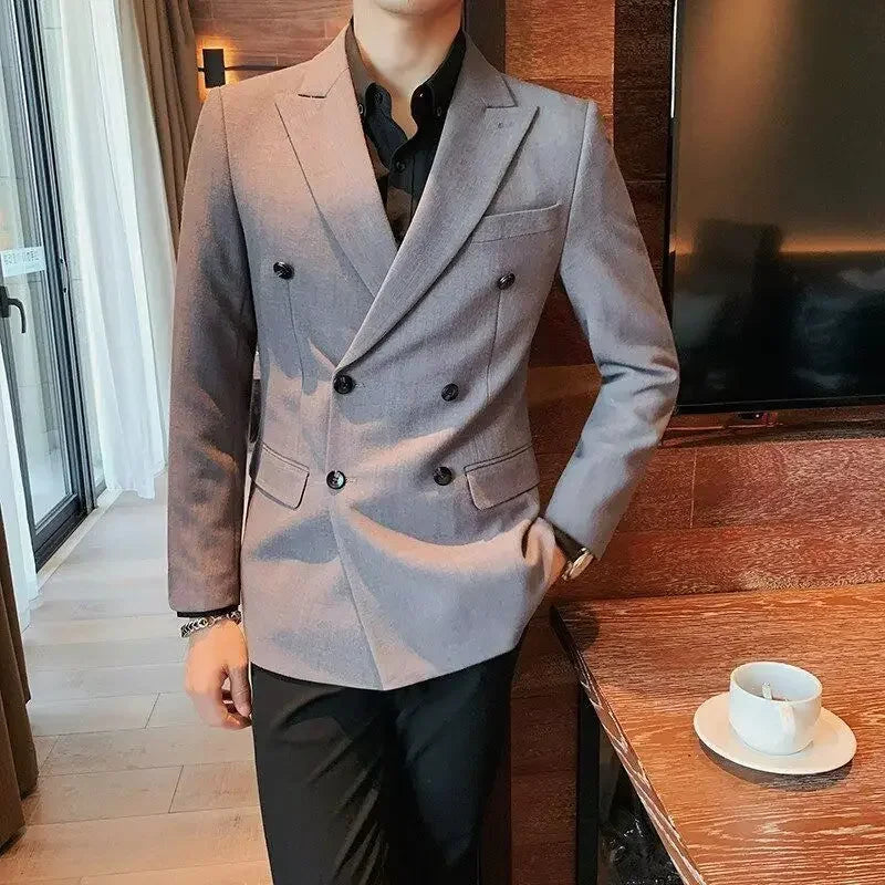 Spring Autumn Men's Jackets Solid Color Trend 2024 Male Coats Original Brands Y2k Luxury Designer Joker Clothing Fashion Cold