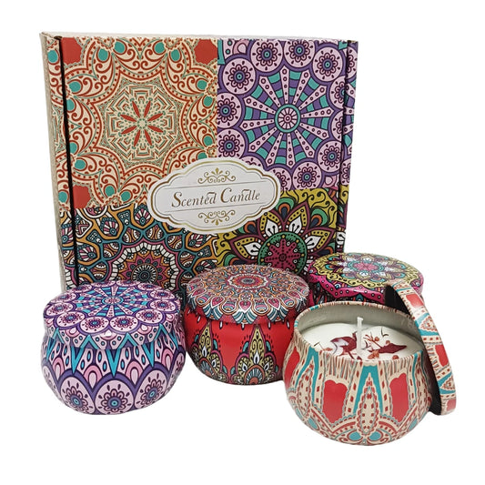 Aromatherapy Candle Gift Set for Women - Scented Home Decor & Pampering Present for Women's Day, Birthday, Bridesmaid