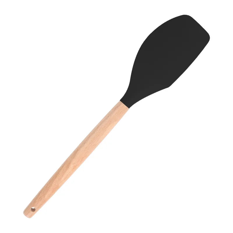 34-piece set of silicone shovel high-temperature-resistant household stir-frying shovel pot shovel kitchenware set soup spoon