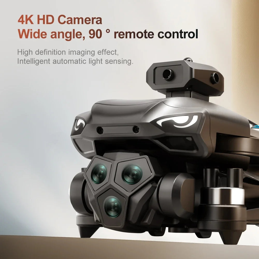 2025 New M33 RC Drone 4K Professinal With Wide Angle Triple HD Camera Foldable RC Helicopter WIFI FPV Height Hold Apron Sell