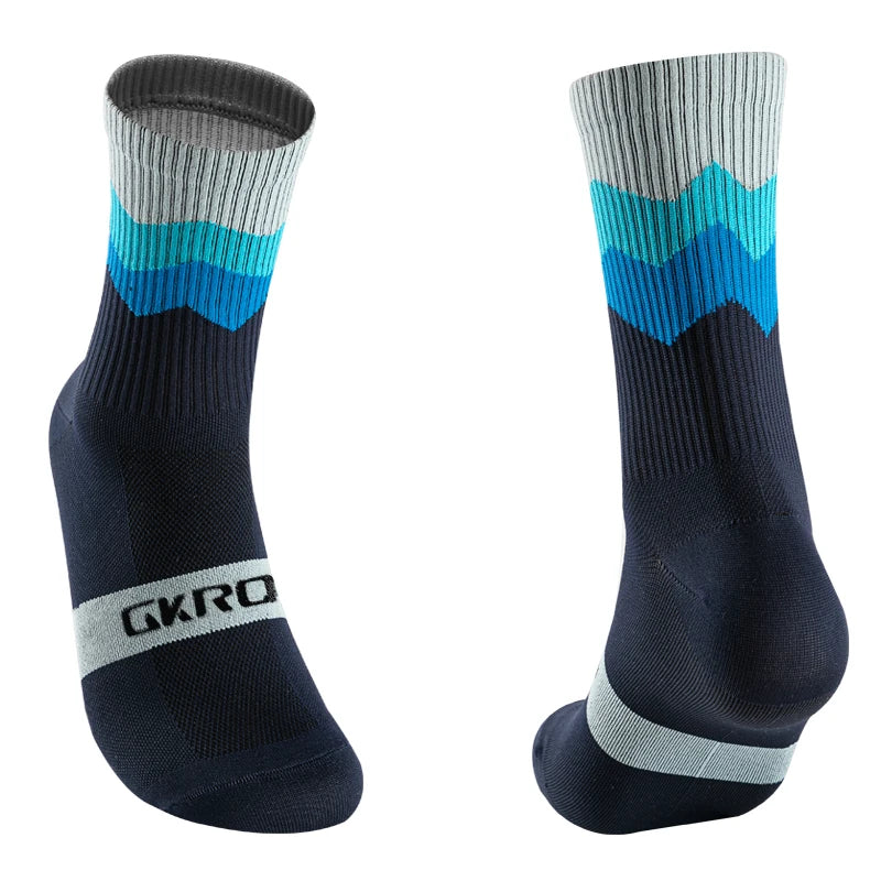 Men Cycling Socks Professional Road Mtb Bike Women Compression Racing Outdoor Unisex Sports