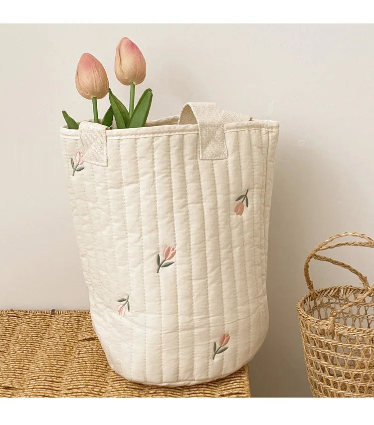 Baby Diaper Nappy Bag Quilted Stroller Bag for Mommy Portable Pram Handbags Mom Baby Item Organizer