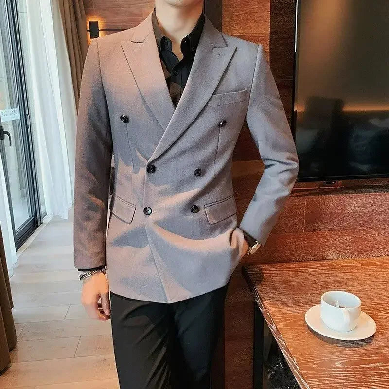 Spring Autumn Men's Jackets Solid Color Trend 2024 Male Coats Original Brands Y2k Luxury Designer Joker Clothing Fashion Cold