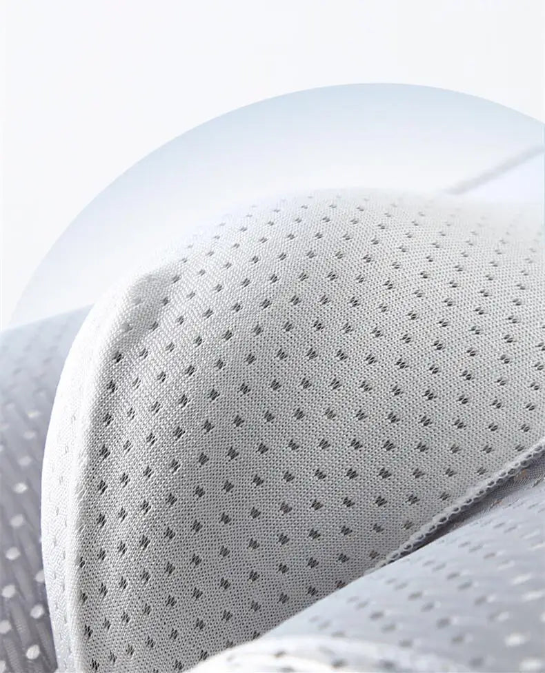Breathable Mesh Youth Boxer Shorts Letter Print Belt Mens Underwear UltraThin Quick Drying Underpants Seamless Male Boxer Briefs