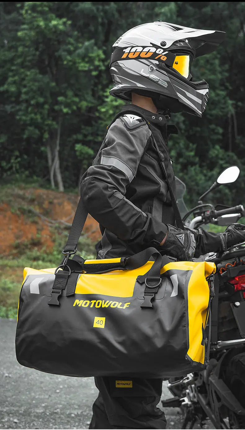 Waterproof Motorcycle Bag For K-TM 1290 BMW Yamaha 40/66L Large Capacity Outing Storage Package Moto Luggage Tailpack
