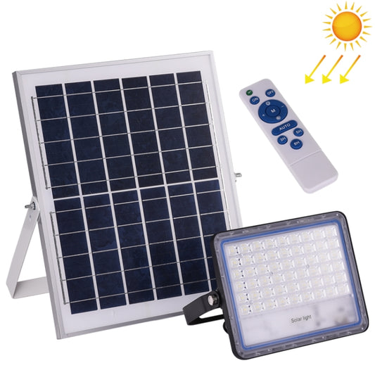 100W SMD 2835 108 LEDs Solar Powered Timing LED Flood Light with Remote Control, 100W