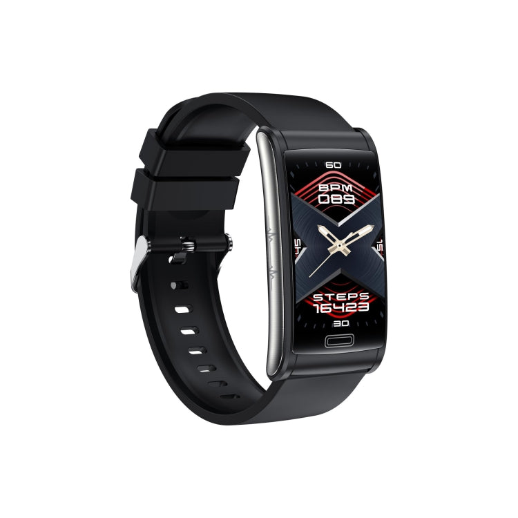 E600 1.47 inch Color Screen Smart Watch Silicone Strap Support Heart Rate Monitoring / Blood Pressure Monitoring
