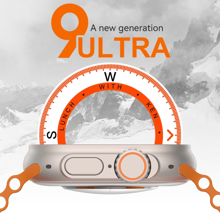Ultra9 2.1 inch Color Screen Smart Watch,Support Heart Rate Monitoring / Blood Pressure Monitoring