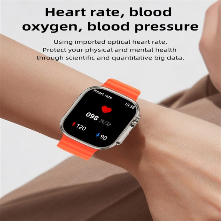 WS68 ULTRA 1.85 inch Color Screen Smart Watch,Support Heart Rate Monitoring / Blood Pressure Monitoring