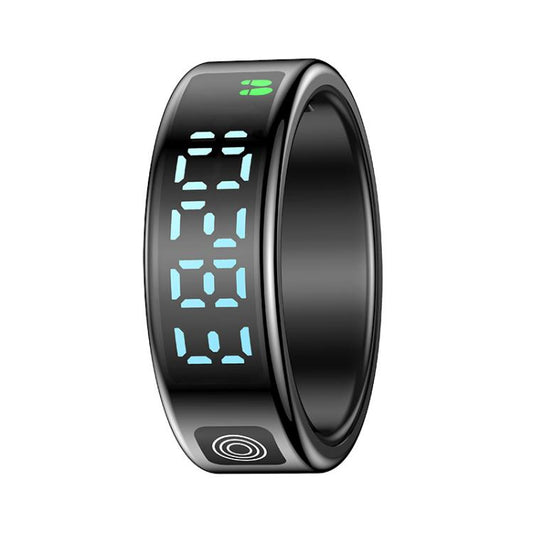 SR08 SIZE 8 Smart Ring, Support Hand Gestures Control / Health Monitoring / Multiple Sports Modes