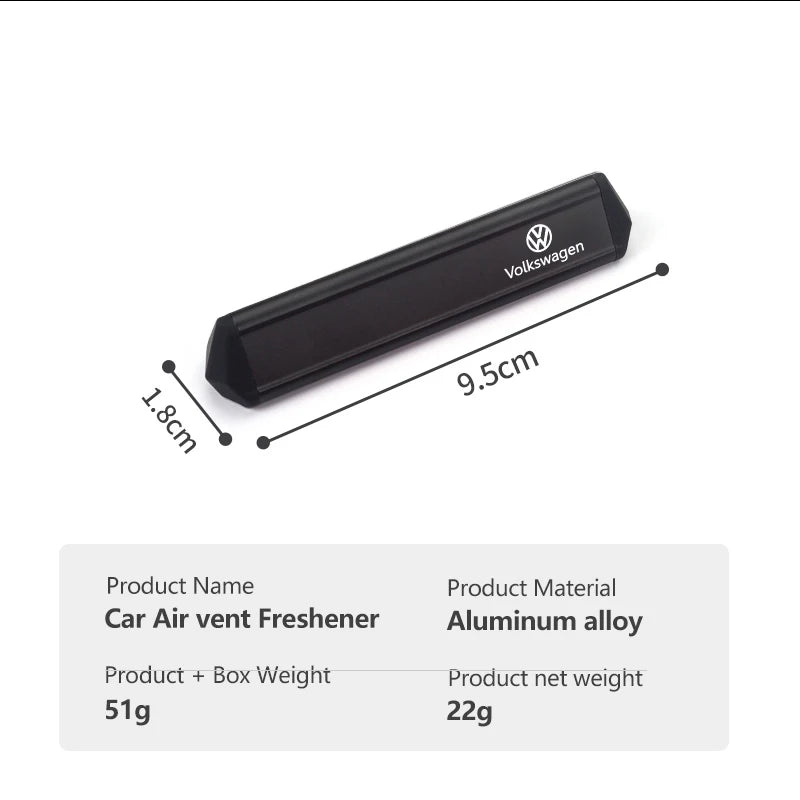 For Volkswagen VW Car Aroma Diffuser Air Fresheners Vent Perfume Fragrance Passat Golf 4 5 6 Tiguan Polo Scirocco Jetta CC