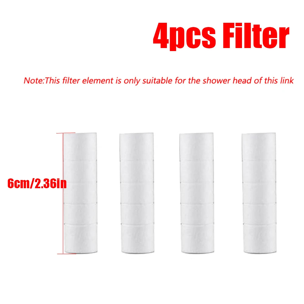 13cm Large Panel 3 Modes Shower Head High Pressure Massage Shower Head with Filter ABS Water Saving Bathroom Shower Nozzle