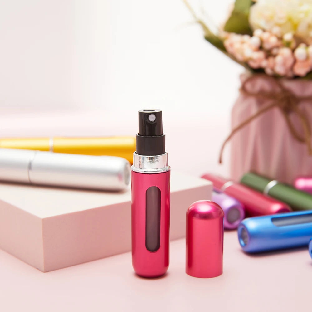 Perfume Bottle Set 8Ml 5Ml Refillable Bottle with Spray Pump Empty Cosmetic Containers Travel Atomizer Bottle Free Shipping