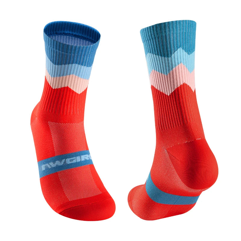 Men Cycling Socks Professional Road Mtb Bike Women Compression Racing Outdoor Unisex Sports
