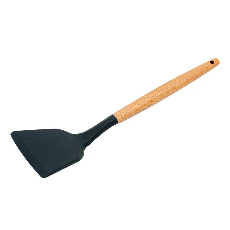 34-piece set of silicone shovel high-temperature-resistant household stir-frying shovel pot shovel kitchenware set soup spoon