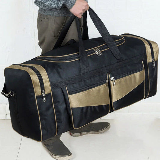 60L 90L Travel Duffle Handbags Large Traveling Tas For Women Men Gym Fitness Luggage Outdoor Bag Sack Trip Shoulder Pack XA15WD
