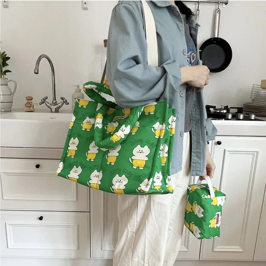 Multi-functional Large-capacity Shoulder Bag Cute Baby Walking Mother and Baby Bag Light Going Out Mommy Bag Baby Supplies Bag