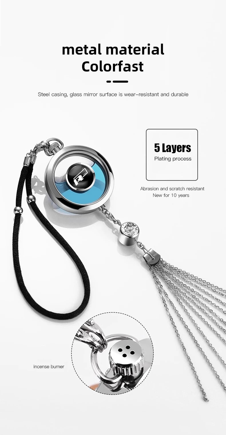 Car Accessories Perfume Pendant Air Freshener Hanging Diffuser For VW RLine Polo Beetle Jetta Tiguan GTI Golf Passat Scirocco T5