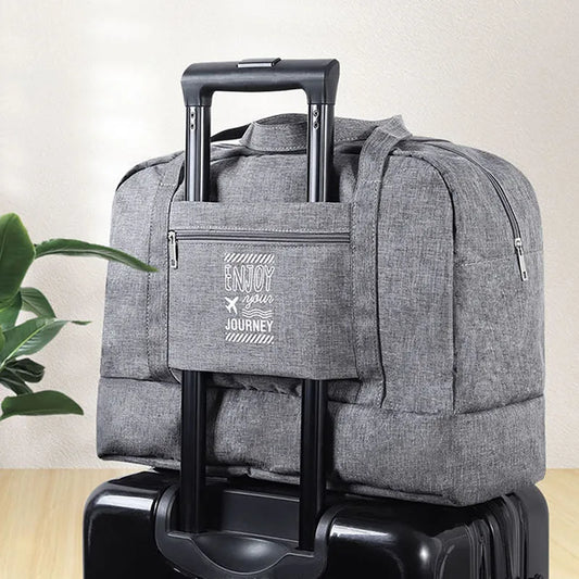 Fashion Folding Travel Bag Women Travel Weekend Overnight Bags Large Capacity Hand Luggage Tote Duffel Accessor Supplies