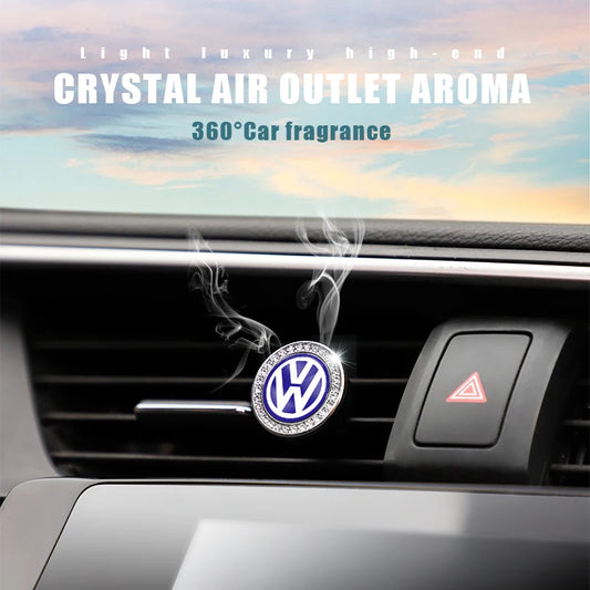 1Pcs Air Outlet Aromatherapy Clip Car Solid Perfume Freshener For Volkswagen Tiguan GTI Polo T5 Golf Scirocco R-Line R Magotan