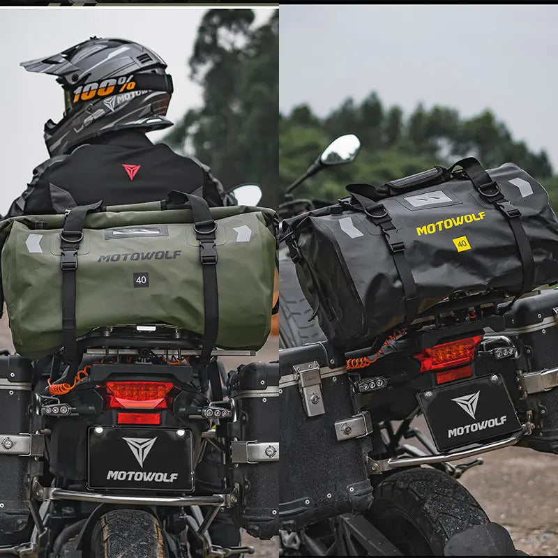 Waterproof Motorcycle Bag For K-TM 1290 BMW Yamaha 40/66L Large Capacity Outing Storage Package Moto Luggage Tailpack