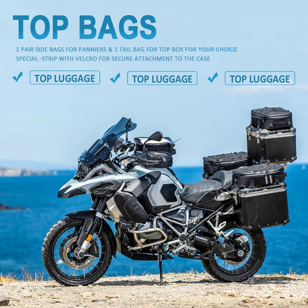 For BMW R1200GS R1250GS LC Adventure F700GS F750GS F800GS F850GS F650GS G310GS ADV Top Box Panniers Bag Case Luggage Bags