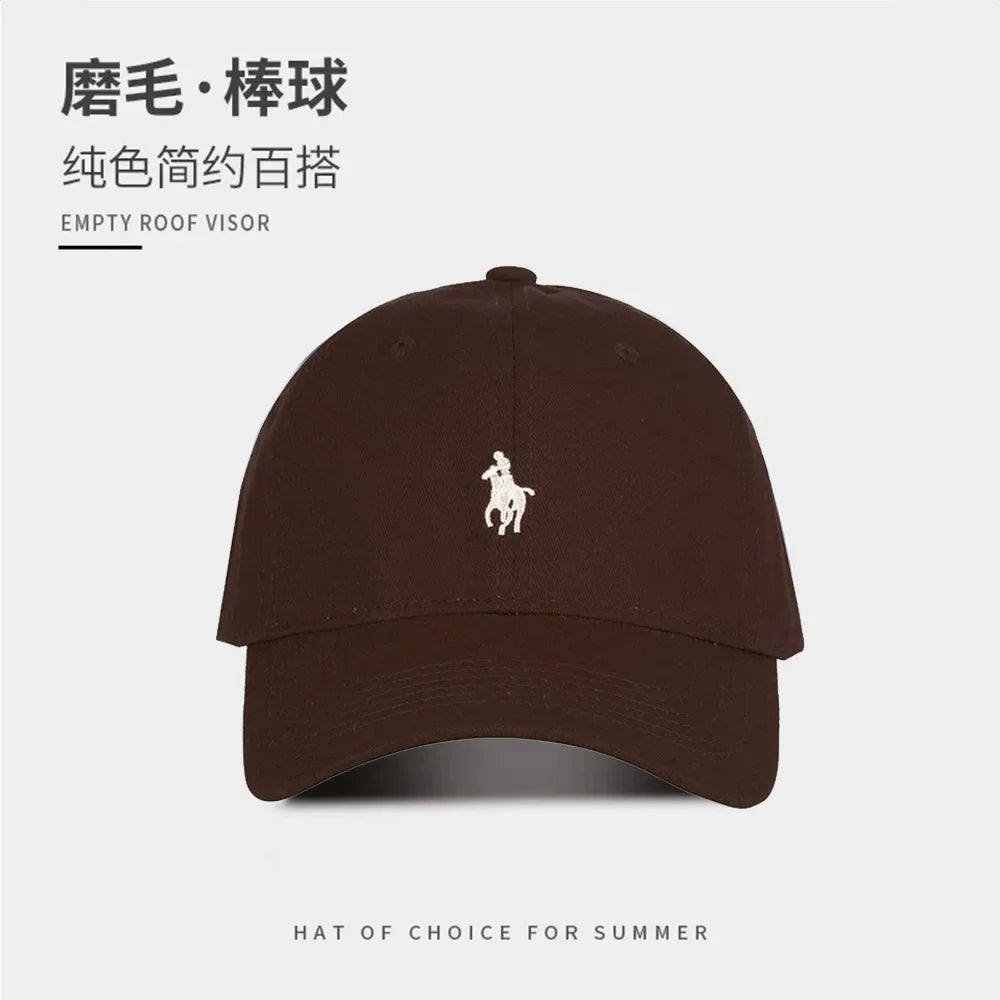 Unisex Baseball Cap Fashion Women's Hats Cotton Dad Polo Embroidery Cap Casual Men's Baseball Caps Soft Breathable Golf Sun Cap.
