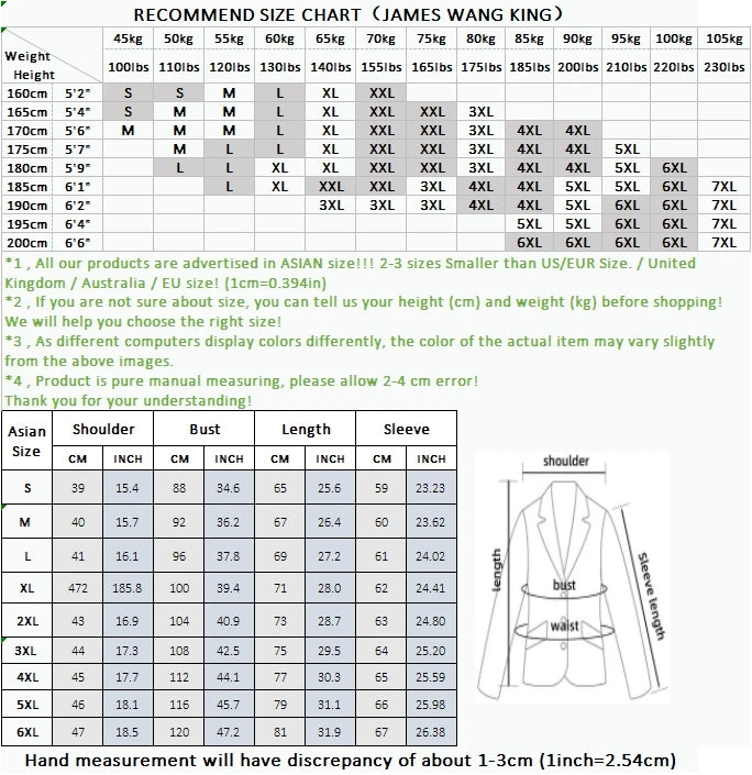 Men's 2024 Slim-fit Two-button Business Suit Professional Work Formal Two-piece Set Trousers Included S-6XL