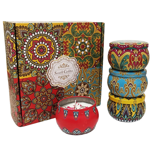 Scented Candles Gift Set Aromatherapy Candle, Stress Relief Gifts for Women Candles for Home Scented Ideal for Birthday