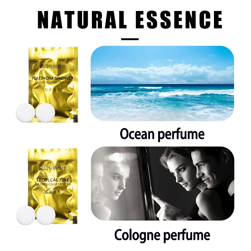 1Pcs Air Outlet Aromatherapy Clip Car Solid Perfume Freshener For Volkswagen Tiguan GTI Polo T5 Golf Scirocco R-Line R Magotan