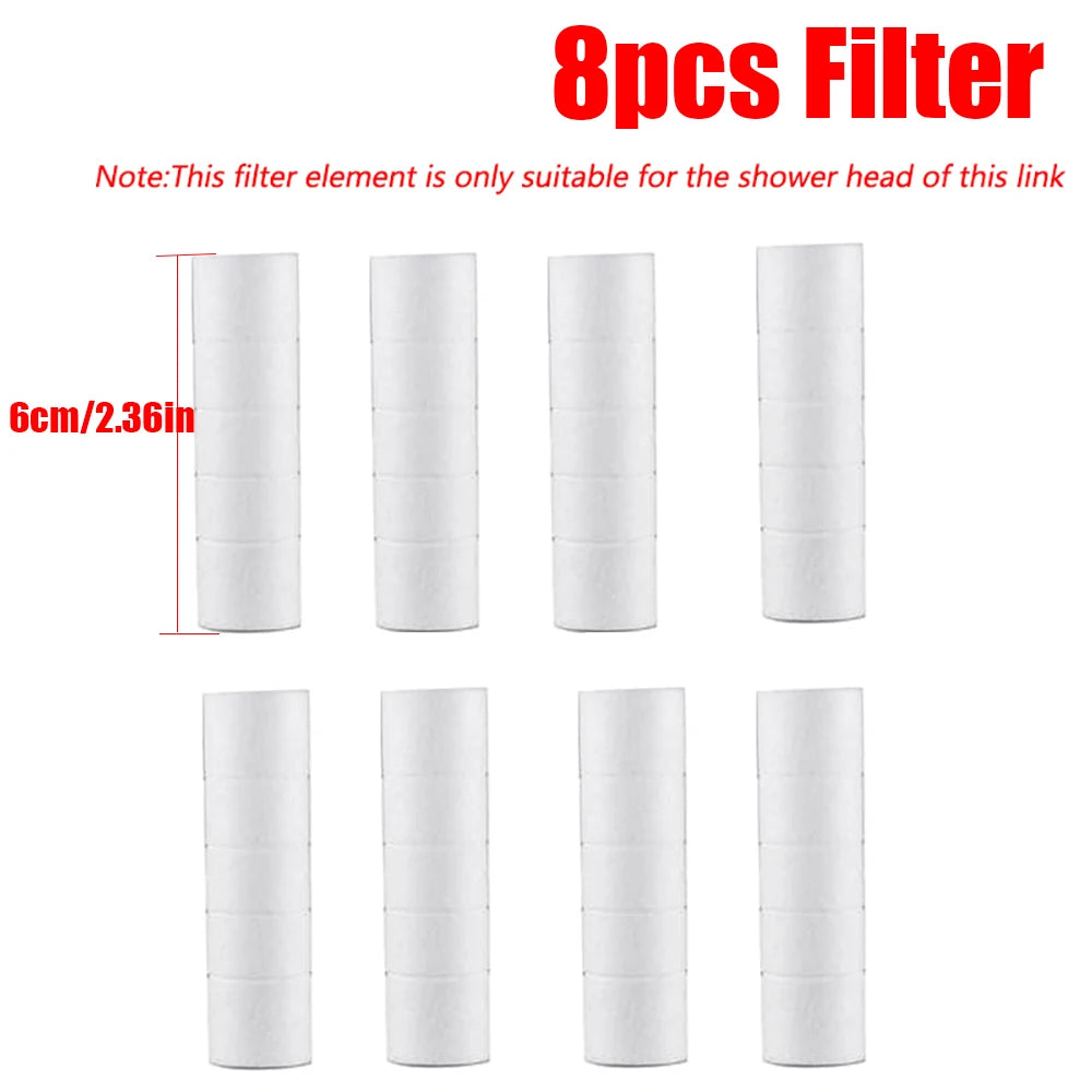 13cm Large Panel 3 Modes Shower Head High Pressure Massage Shower Head with Filter ABS Water Saving Bathroom Shower Nozzle