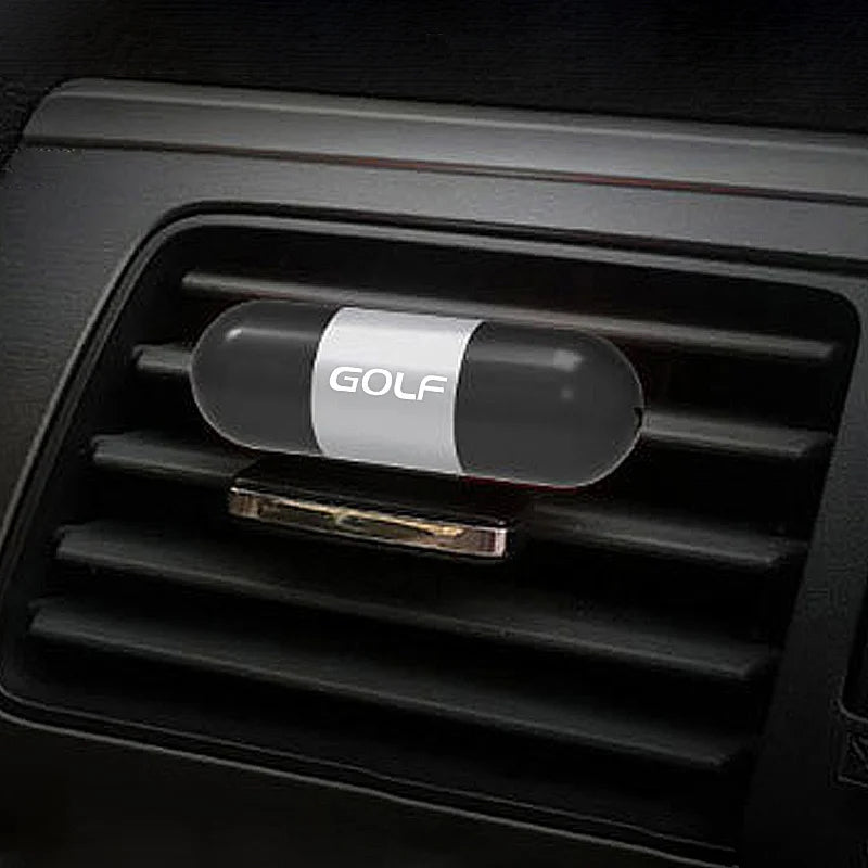Car Air Vents Aromatherapy Tablets Perfume Air Conditioning Vent For Volkswagen VW R RLine GLI Golf GTD GTI Jetta Polo TSI CC