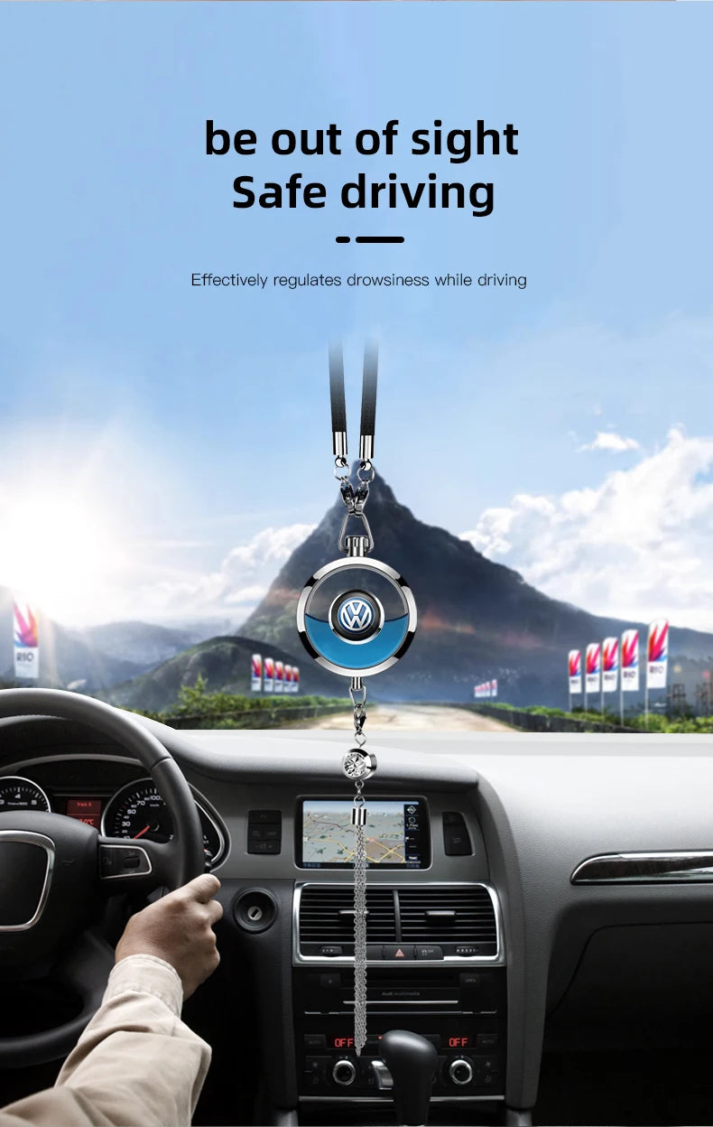Car Perfume Pendant Air Freshener Hanging Diffuser For VW GTI R line Polo Golf Passat Tiguan Arteon T-ROC Taigo CC Jetta Beetle