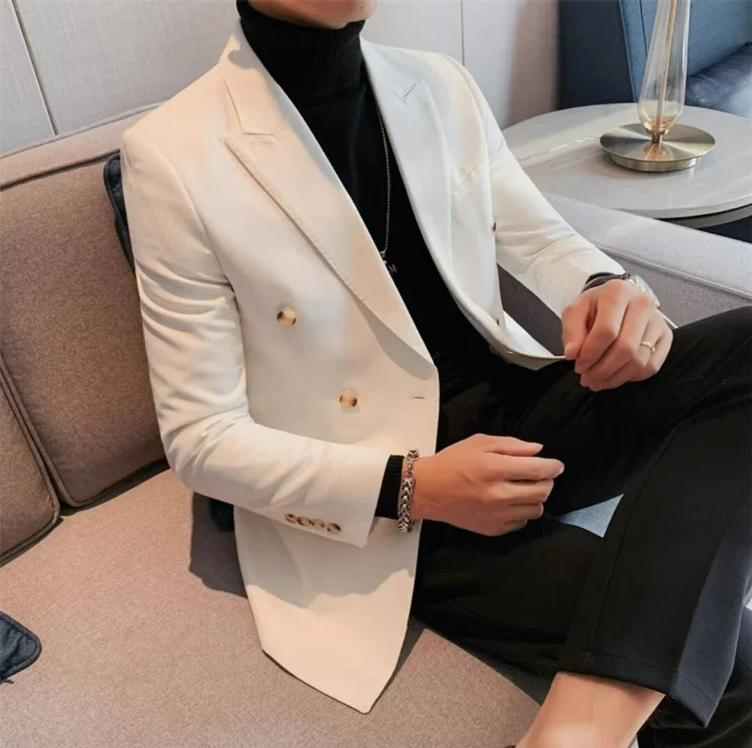 Spring Autumn Men's Jackets Solid Color Trend 2024 Male Coats Original Brands Y2k Luxury Designer Joker Clothing Fashion Cold