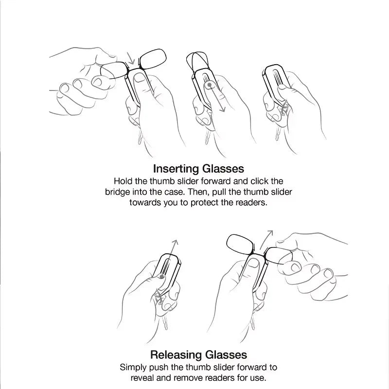 2PCS Mini Nose Clip on Reading Glass Men for Women Rimless Portable Magnifying Presbyopic Glasses Eyewear Ladies