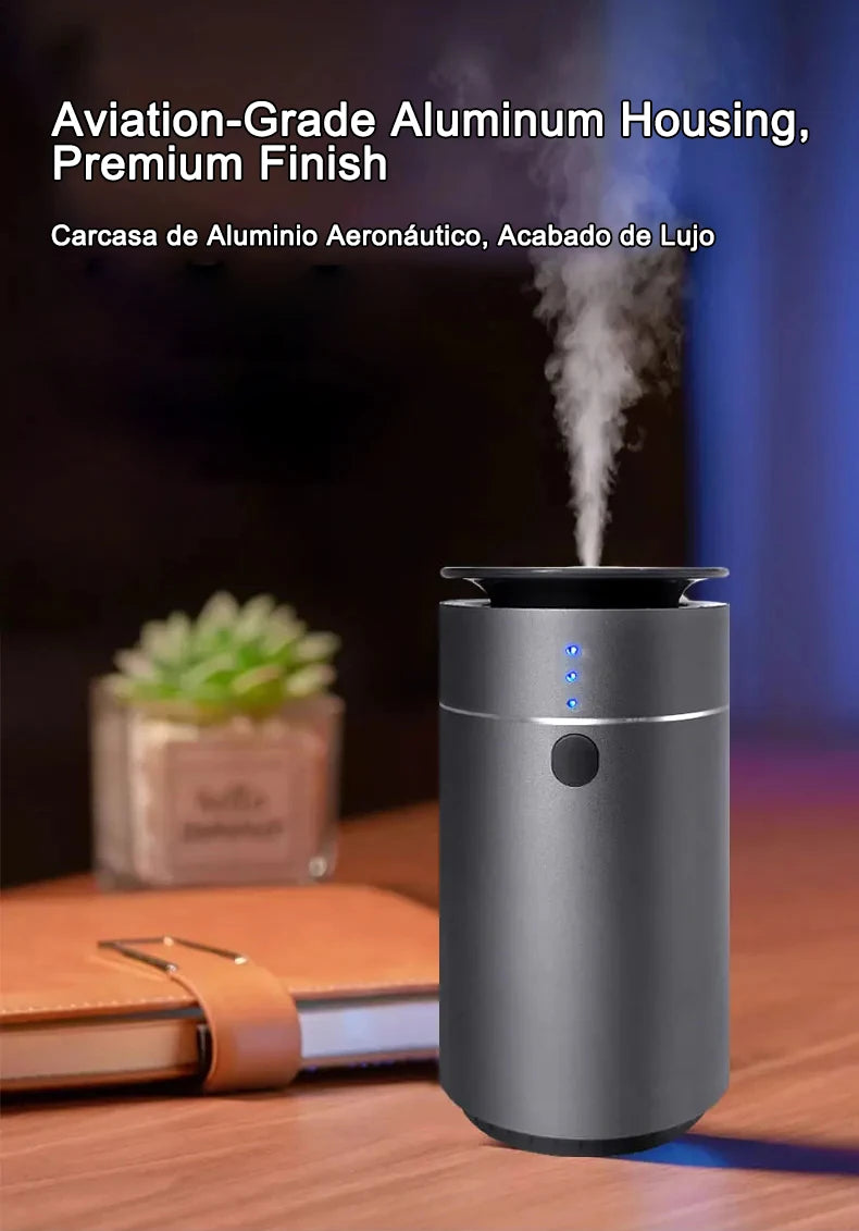 Smart Car Aroma Diffuser Auto Start Stop with Engine Quick Deodorizer Dual Mode for Home Vehicle Long Lasting Fragrance